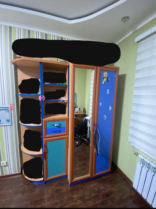 продам срочно шкаф+ стеллаж