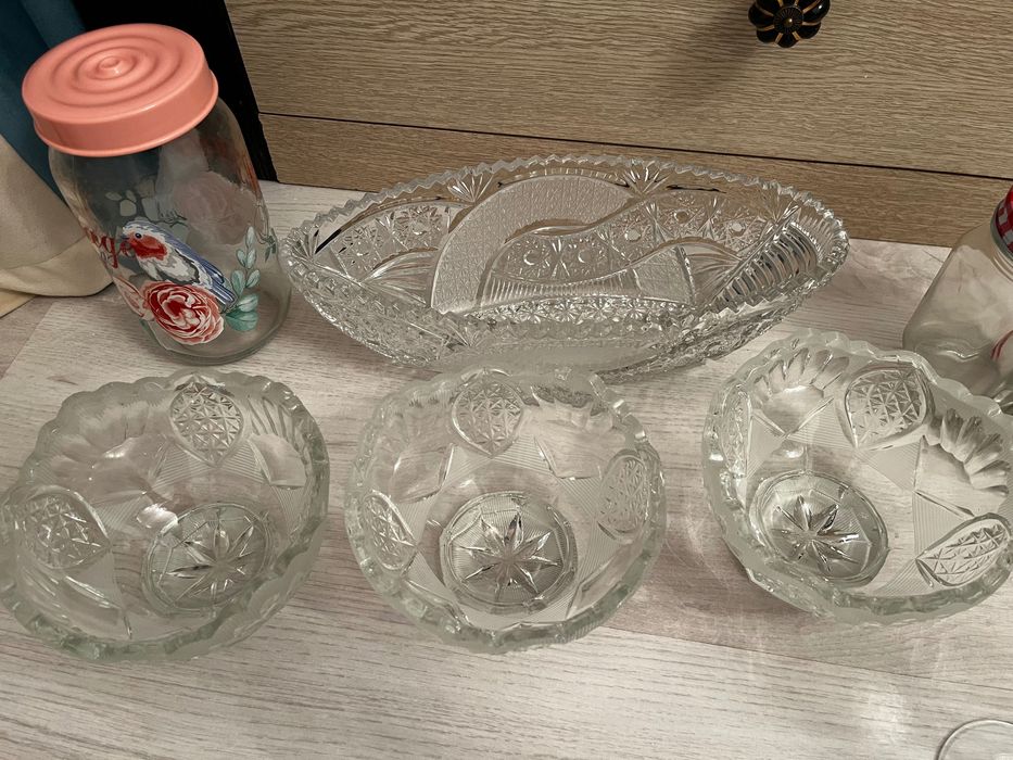 Посуда хрусталь разное