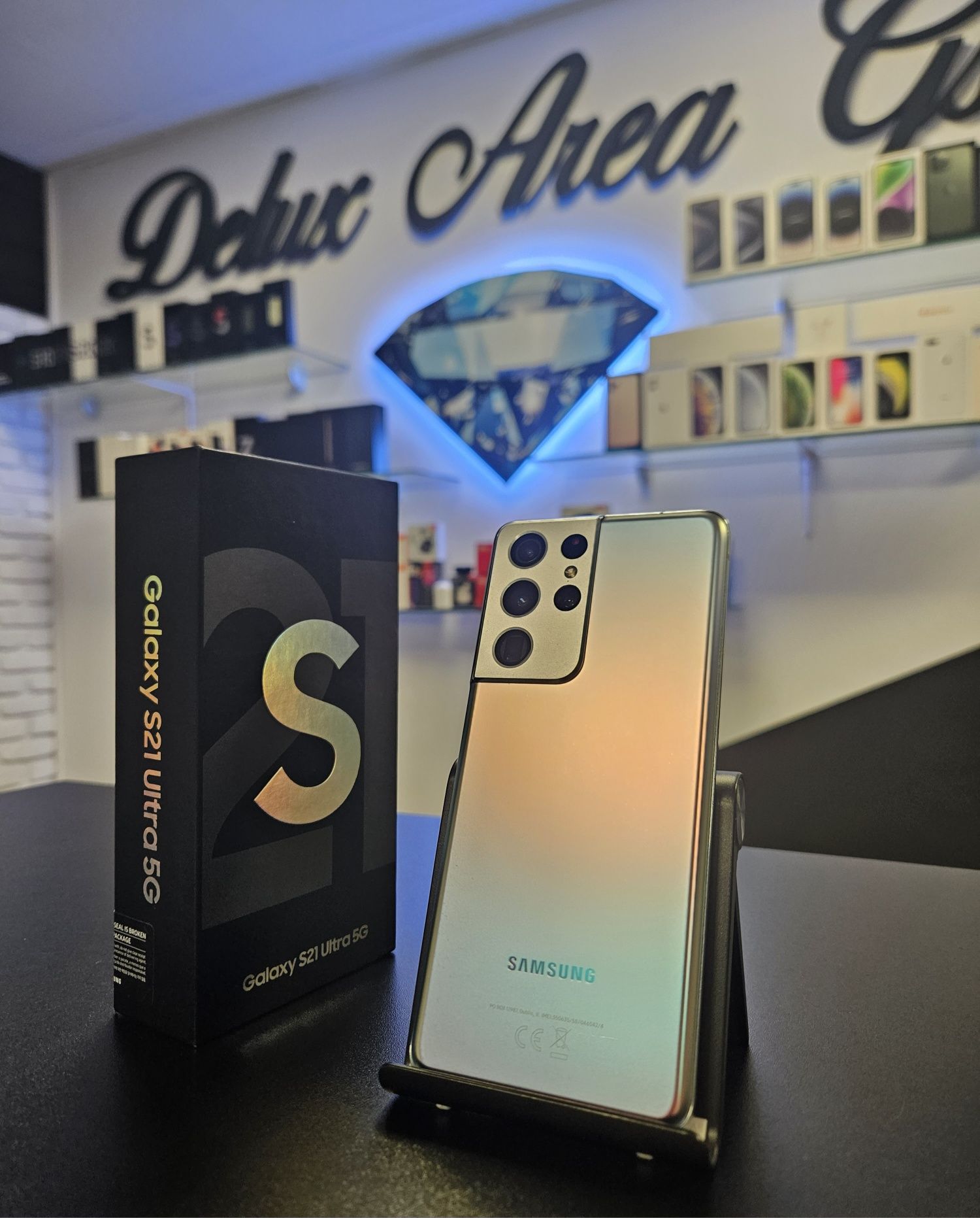 Samsung S21 Ultra / Silver / 128 GB / DeluxGSM