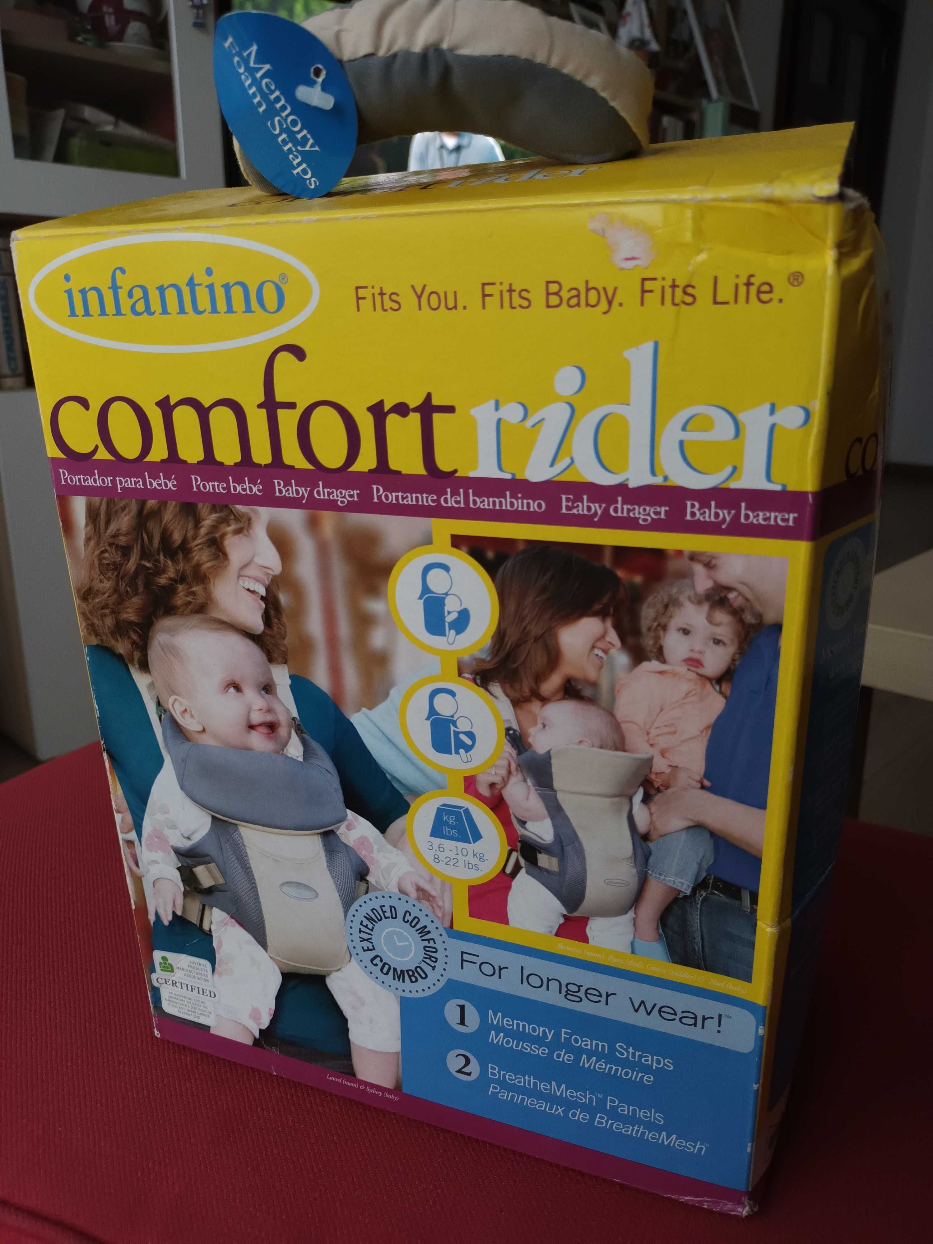 Кенгуру Chicco Miyakaki и Infantino Comfort Rider