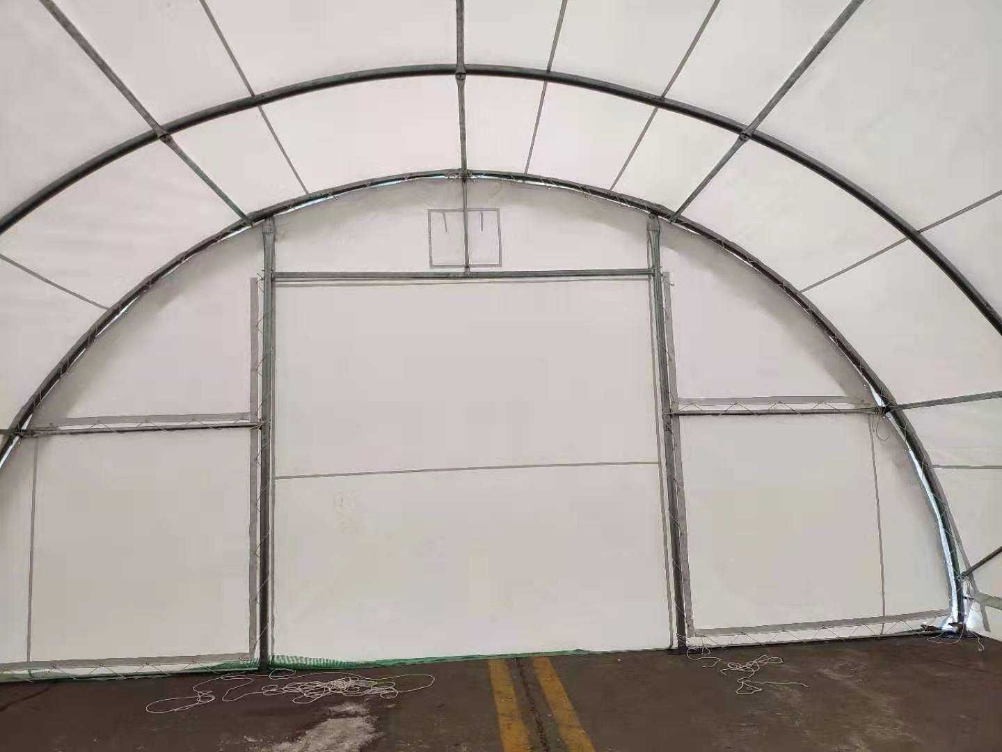 Hala Semirotunda Cort Industrial Tunel Depozitare ab