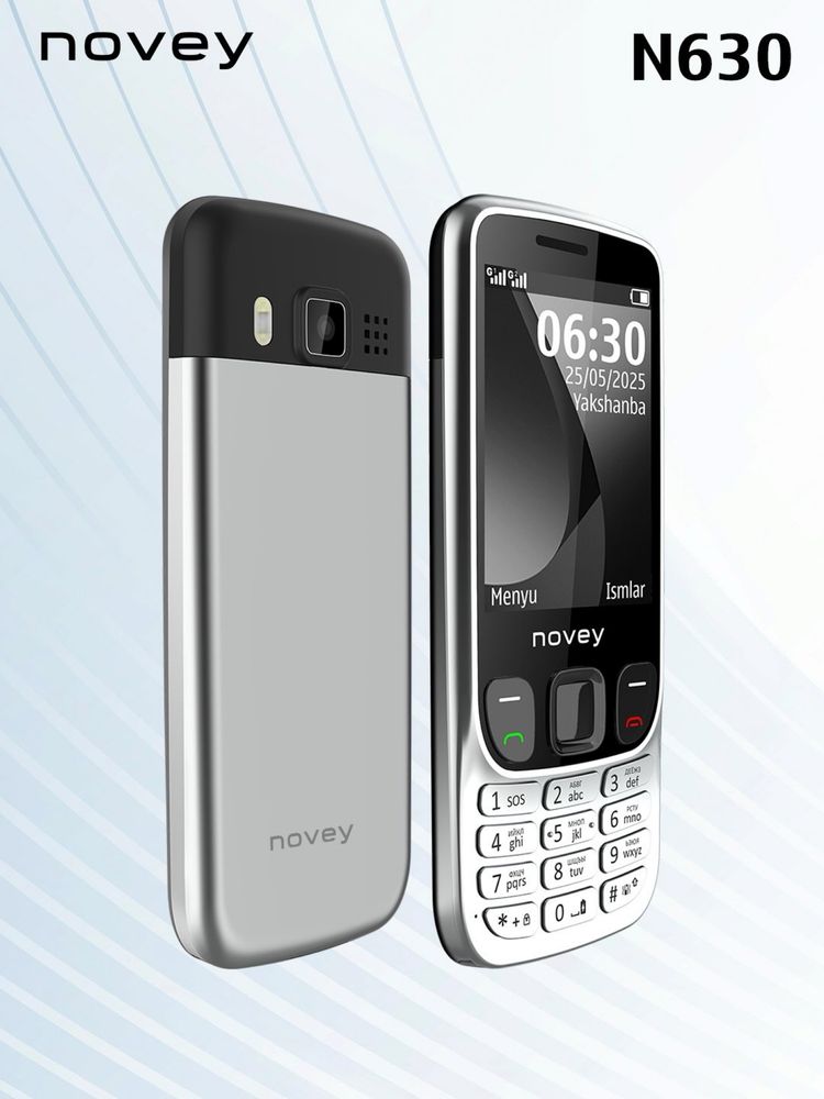 Кнопочный телефон NOVEY N630 1Год Гарантия есть! Доставка есть!