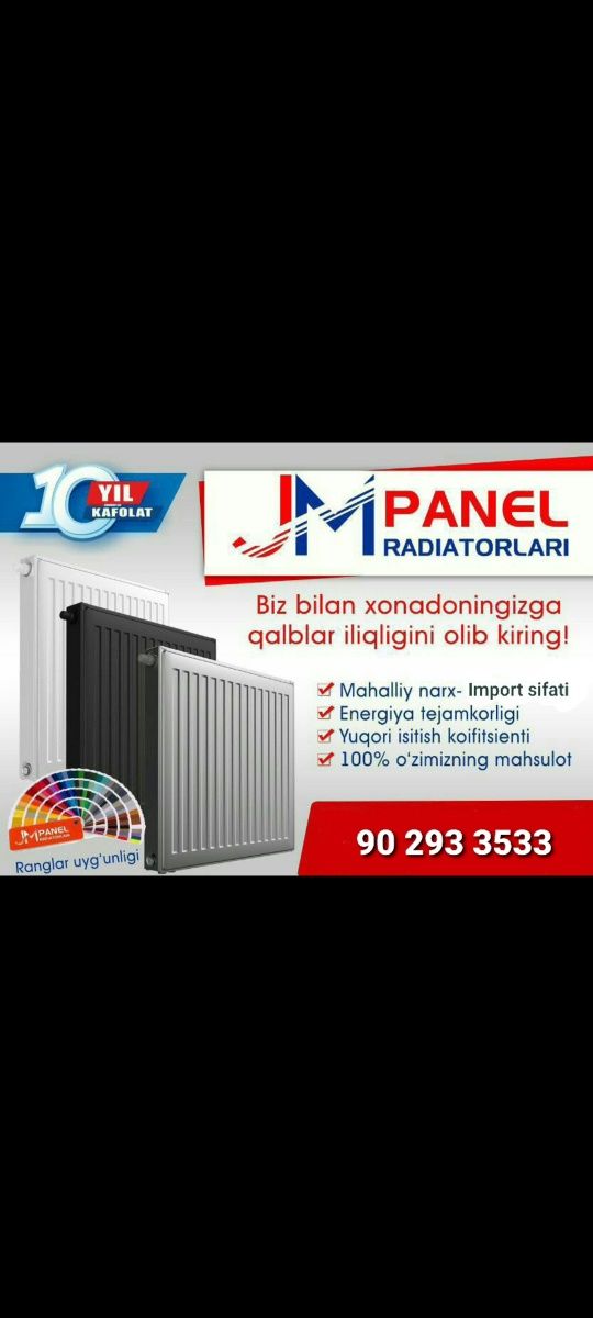 Radiator bor Arzon va sifatli