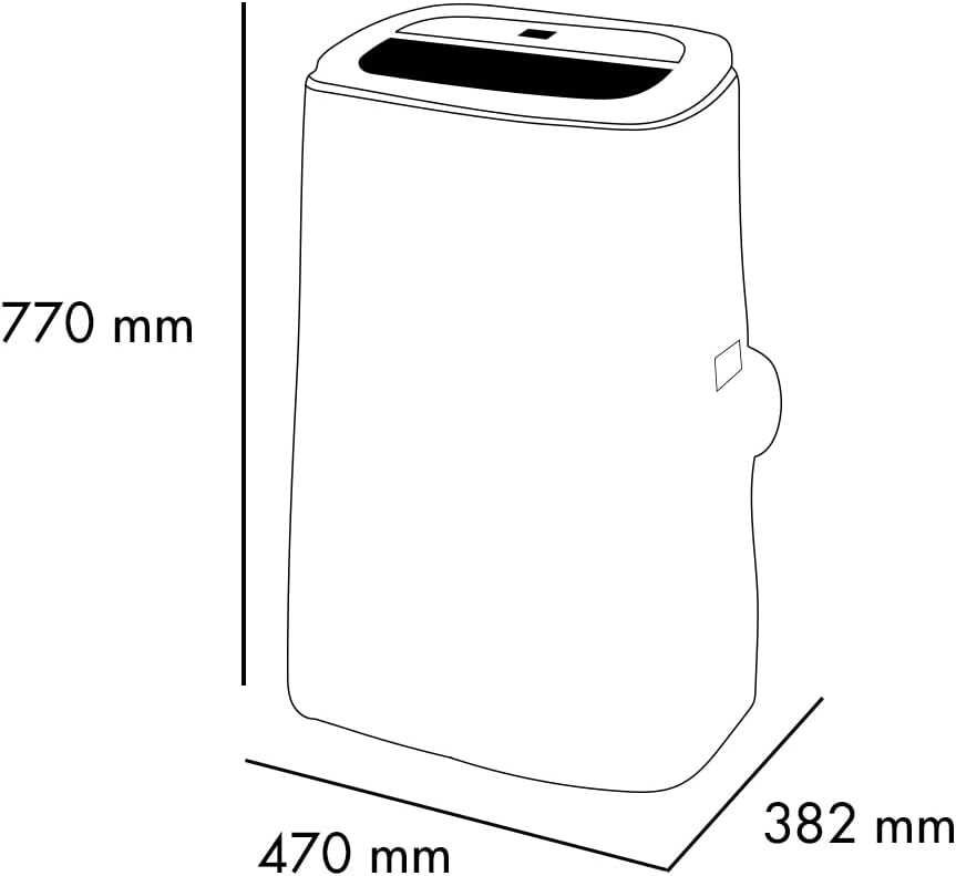 Мобилен климатик WiFi 13000 btu/h смарт управление Отопление Охлаждане