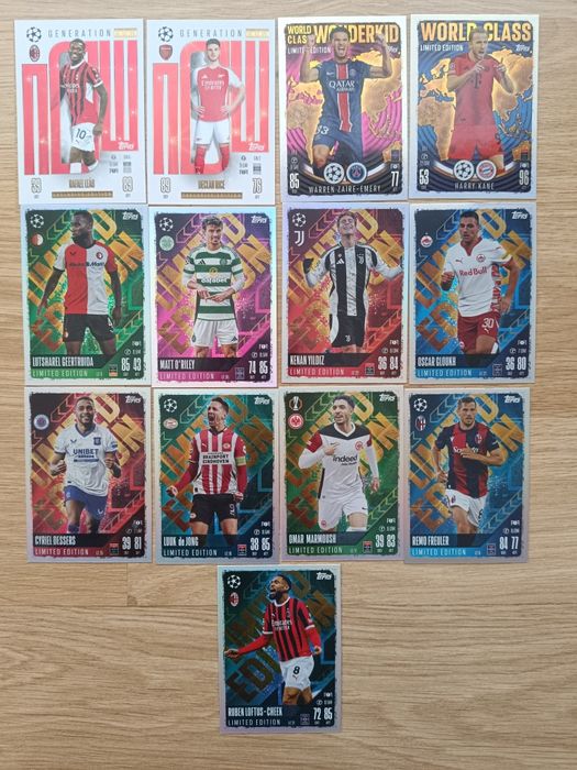 Редки Карти от колекцията на Match Attax 2024/25.. Карти с футболисти