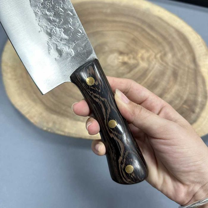 Satar Cutit de bucătărie premium forjat manual, 30 cm