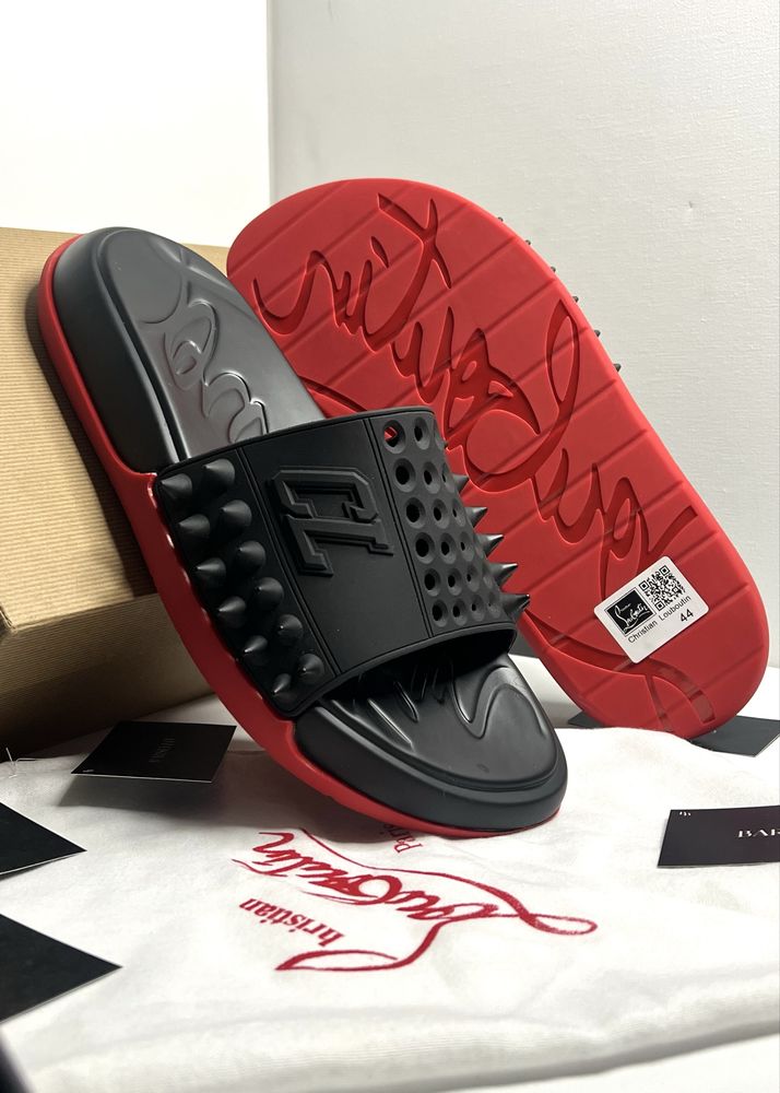 Louboutin "Take it Easy" Slides