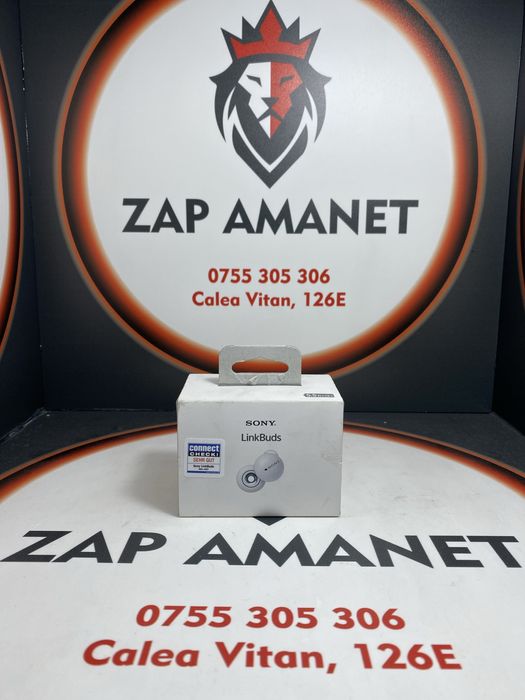 ZAP AMANET VITAN - Casti Sony - Link Buds - White - Sigilate