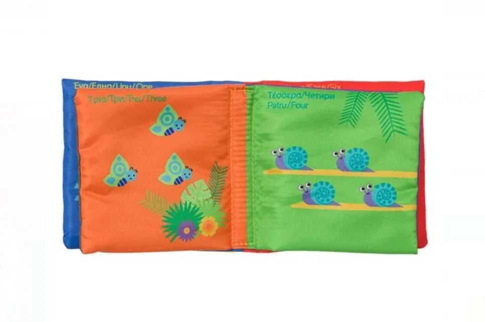 Комплект бебешки книжки от плат Fisher Price / 6 броя