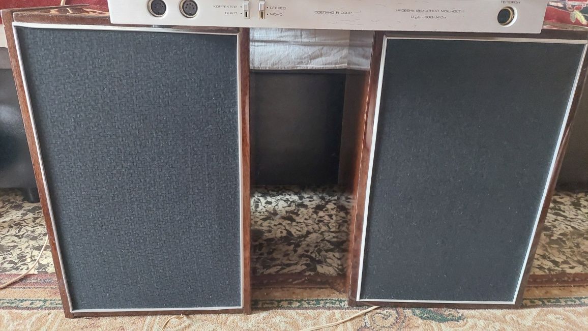 Продам унч радиотехника у-101 hi-fi с колонками.