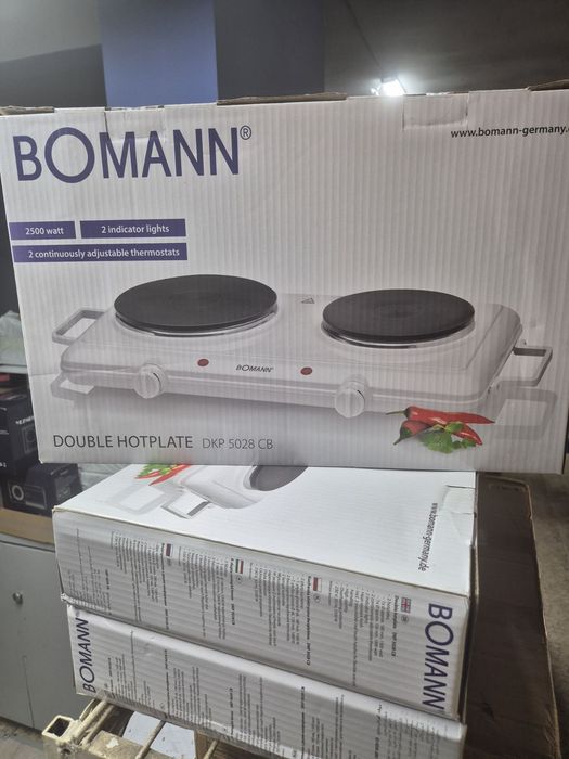 Тънък и Мощен 2500W.Двоен Ел.Котлон