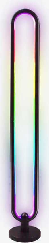 RGB LED ПОДОВА ЛАМПА 105см Динамична промяна на цвета Дистанционно