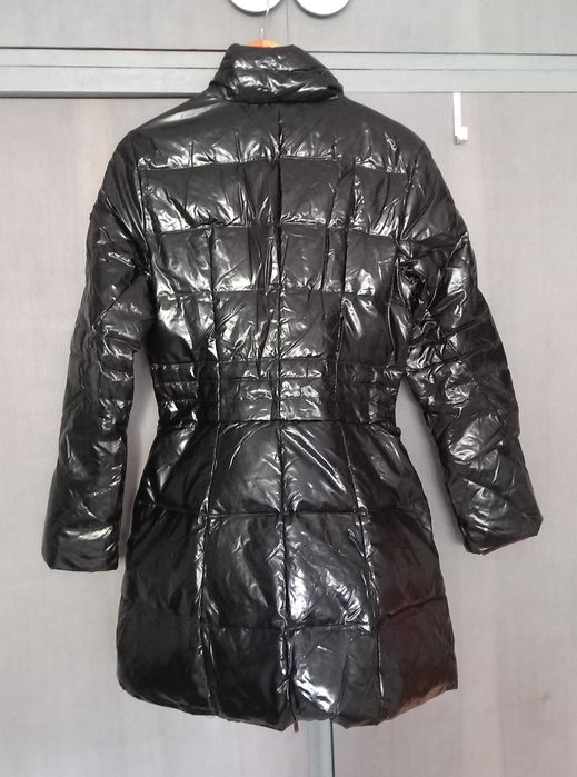 Дълго зимно пухено яке Made for Loving, черно, L/XL (ново, без етикет)