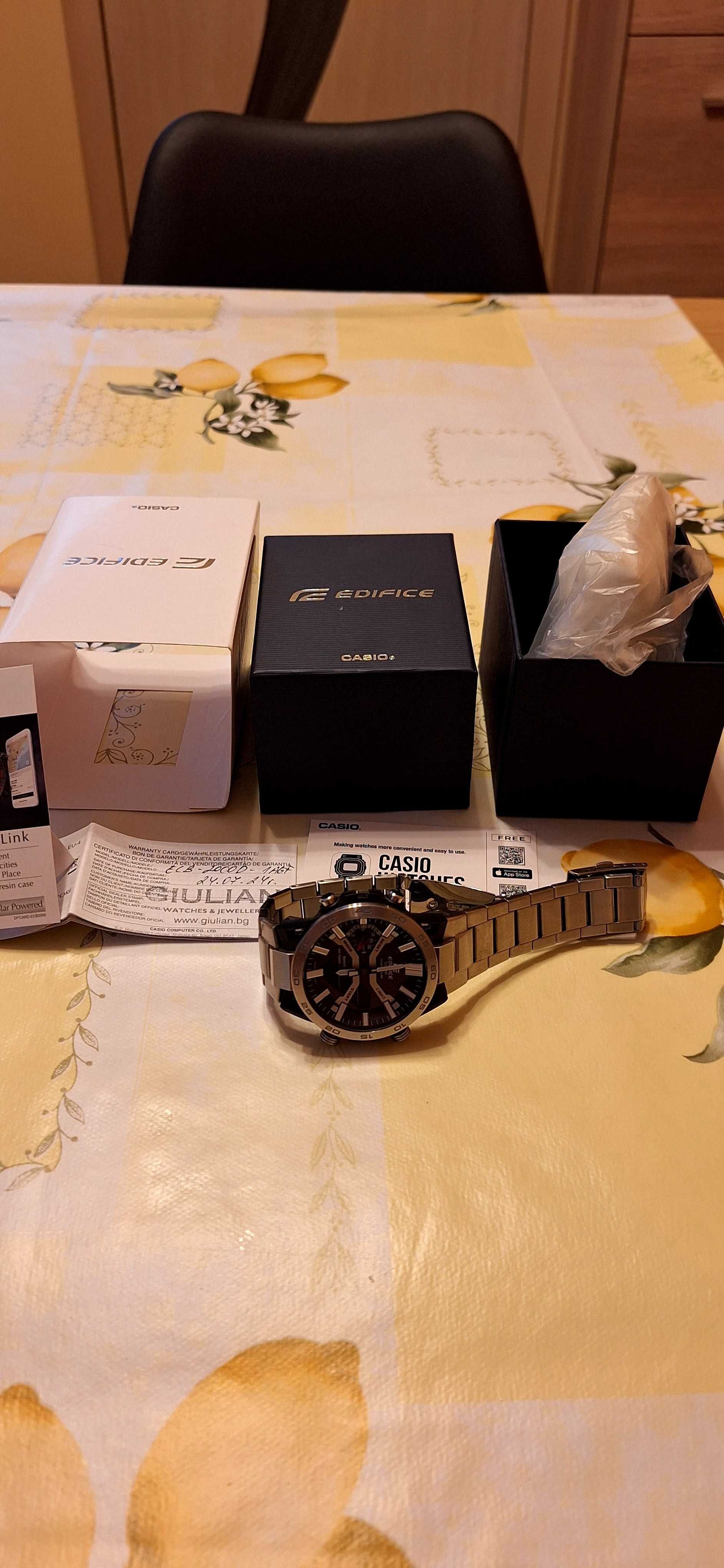 Часовник Casio edifice ECB 2000 D 1 AEF