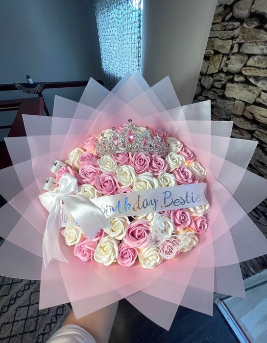 Buchet de flori din sapun