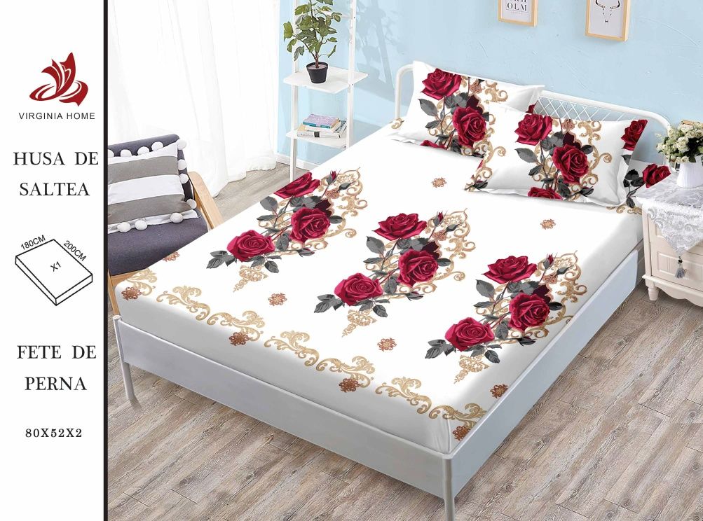 Set lenjerie cu husă de saltea PREMIUM