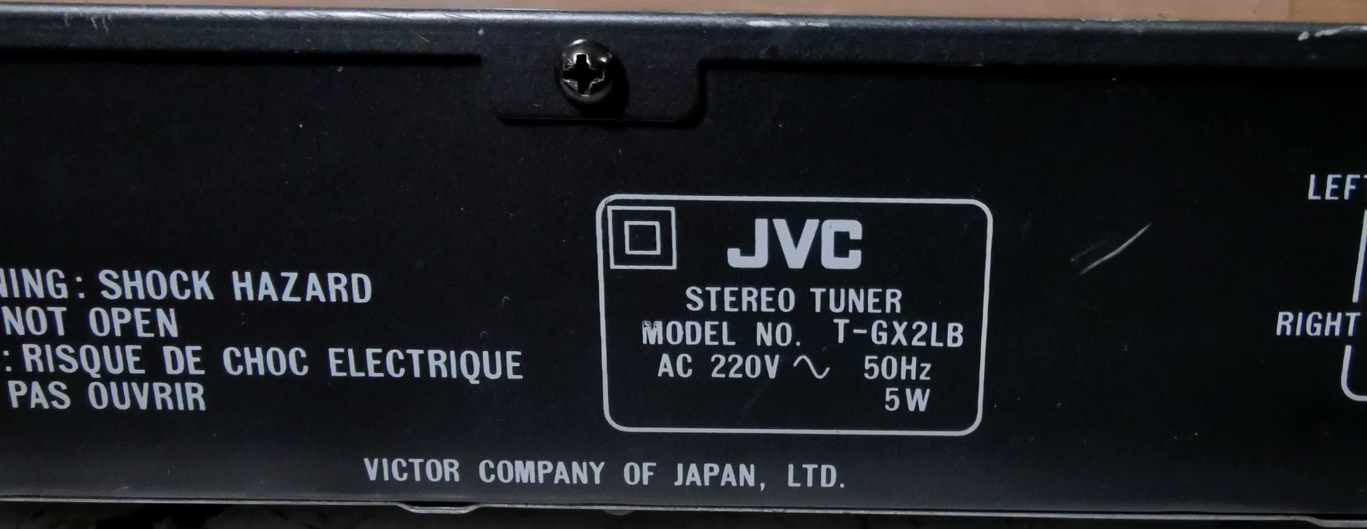 Tuner Jvc-GX2LB Stereo