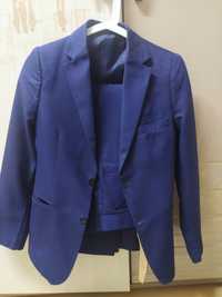 Костюм ( пиджак+ брюки) цвет темно синий