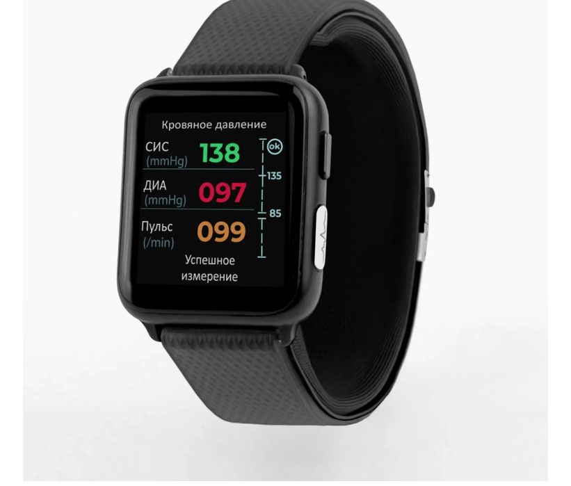 Смарт-часы Healthband PRO №5M 51 мм черный-черный