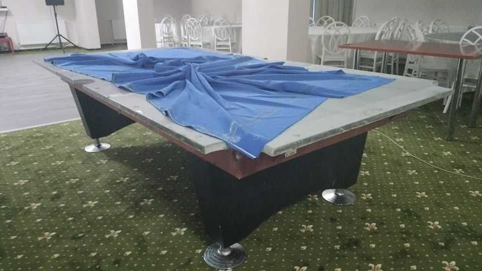 postav de biliard, schimb panza masa biliard, tacuri biliard, creta