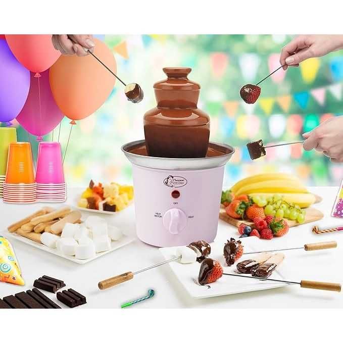 ПРОМО Нов Bestron 3-етажен Шоколадов Фонтан Фондю 2г Гаранция