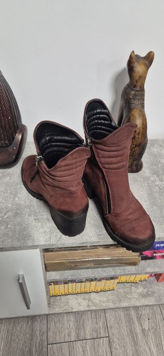 Botine piele naturală