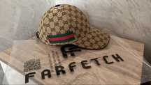 Висок клас шапка gucci BASE-BALL EN TOILE GG