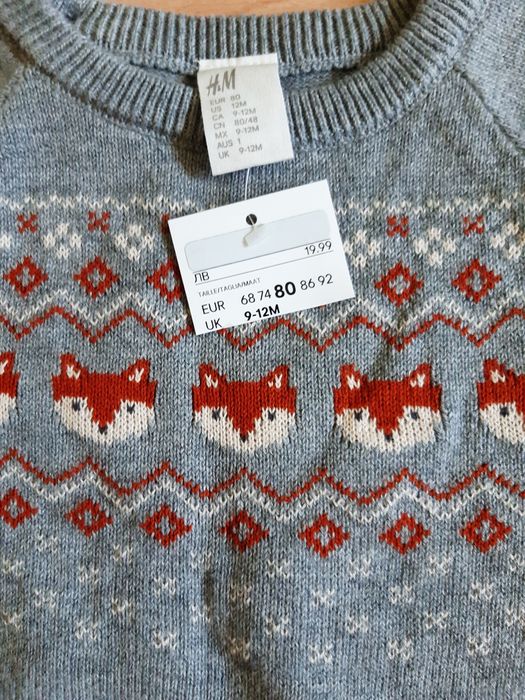 Нови зимни дрешки за момче, размер 9-12 м