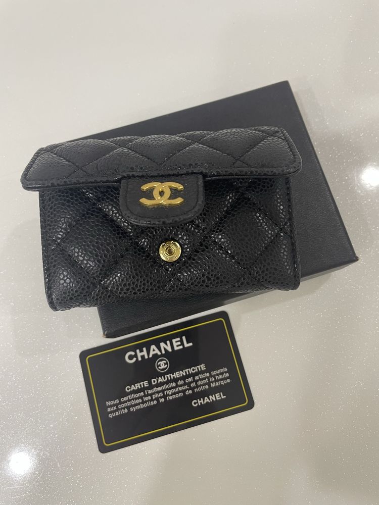 Portofel de carduri chanel piele