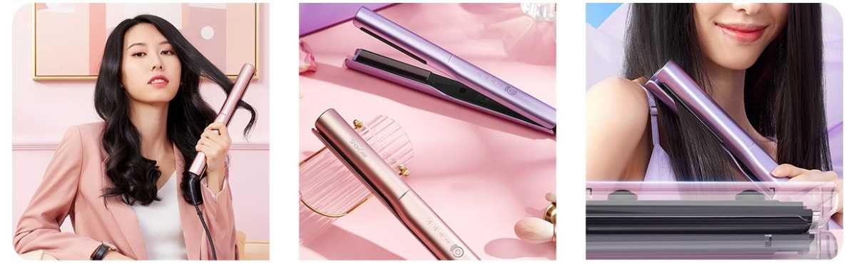 Выпрямитель для волос Xiaomi Showsee Hairdresser E2 (розовый)