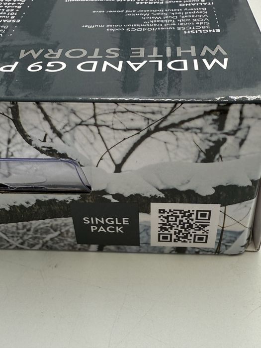 Statie Walkie Talkie Midland G9 Pro White Storm Single Pack Sigilat T2