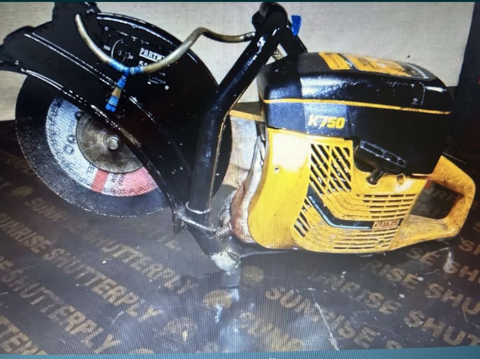 Фугорез бензинов моторен ъглошлайф Partner k 750 внос от англия