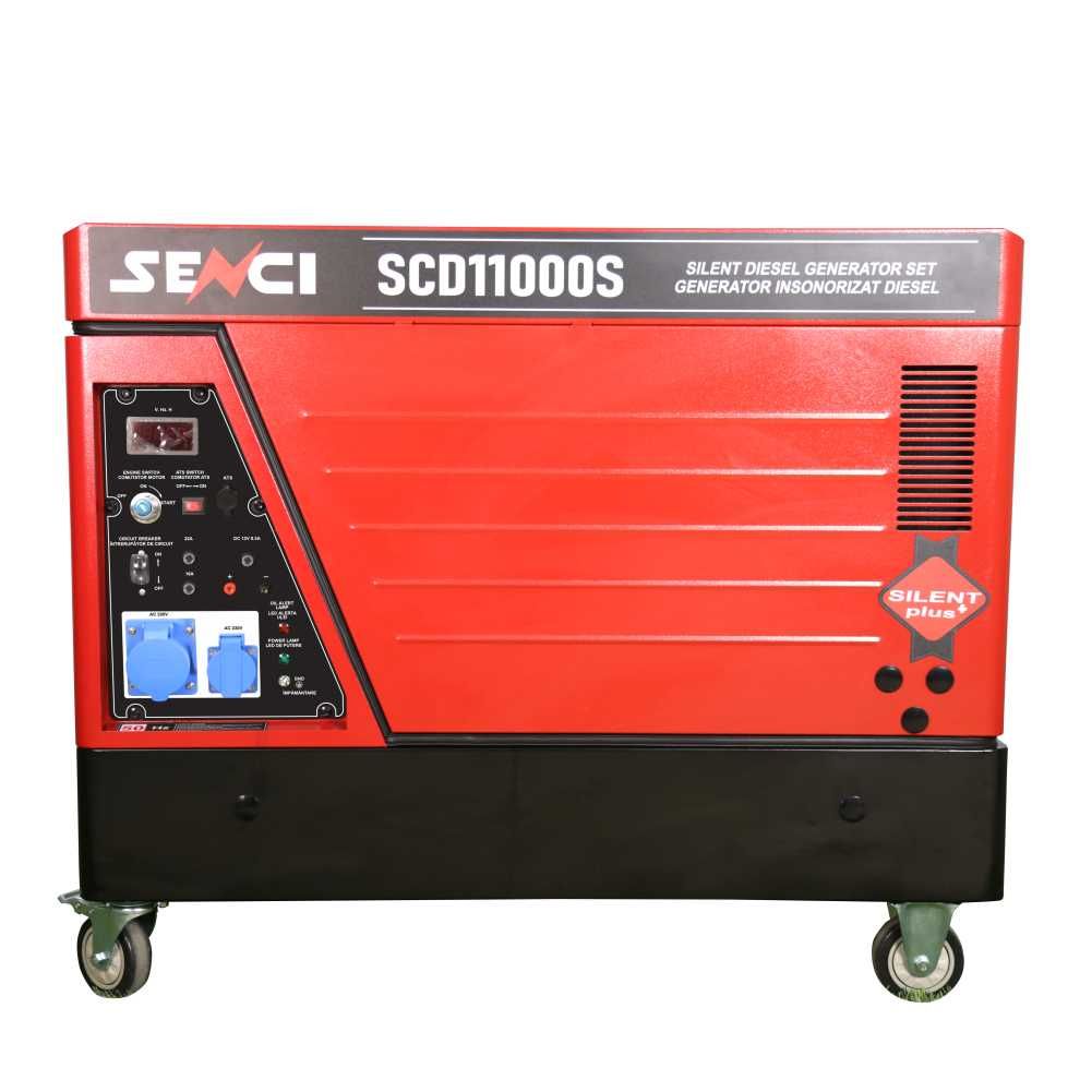 Generator de curent SENCI SCD11000S, 230V 8,5kW, Diesel cu ATS, SILENT