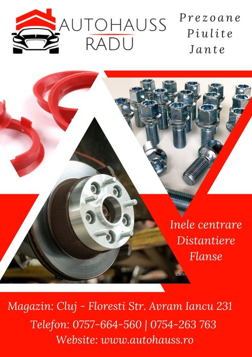 Flanșe Distantiere BMW cu prezoane Calitate Premium și Garanție 2 ani