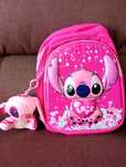 Stitch roz mic cu rucsac