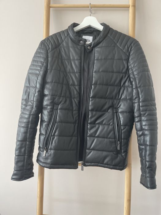 Яке от изкуствена кожа ZARA