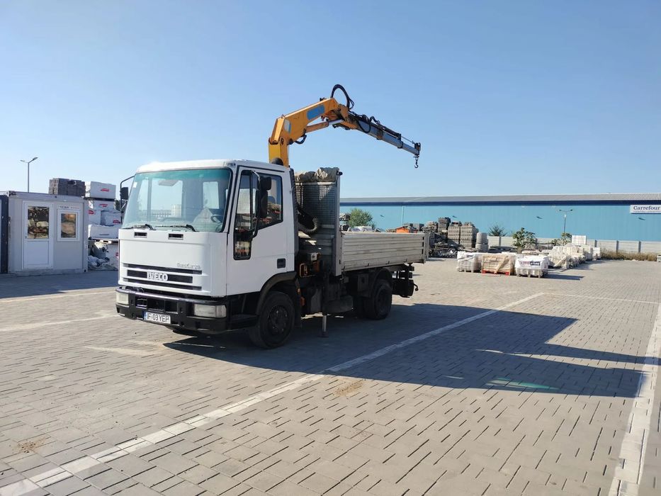 Iveco EUROCARGO De vanzare Iveco Eurocargo Basculabil cu macara