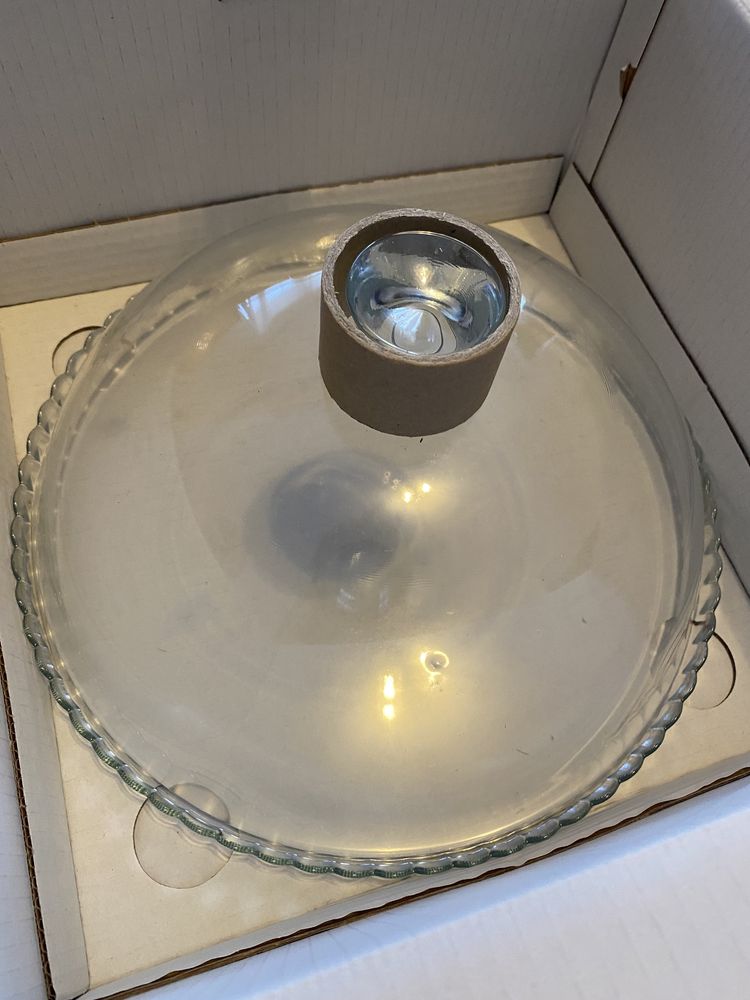 Suport sticlă de tort cu capac 32 cm