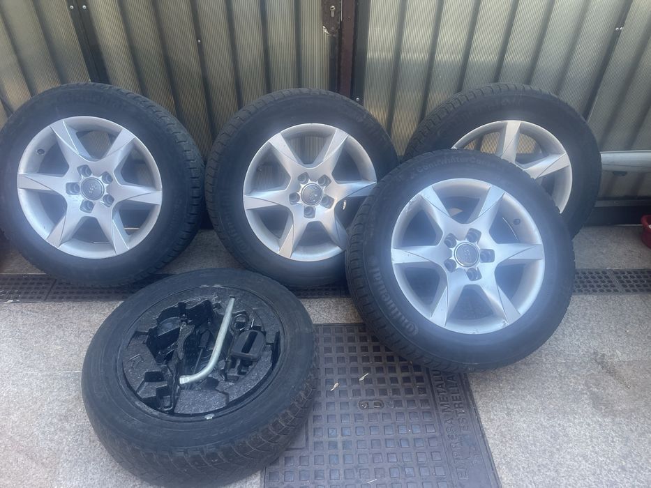 Audi A6 C6 Jante originale cu cauciucuri iarna