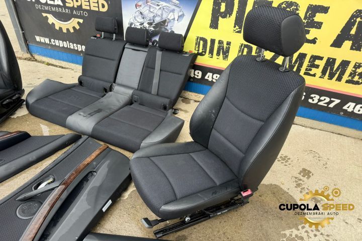 Interior complet cu fete usi mahon (de Europa) BMW Seria 3 E91 [2004