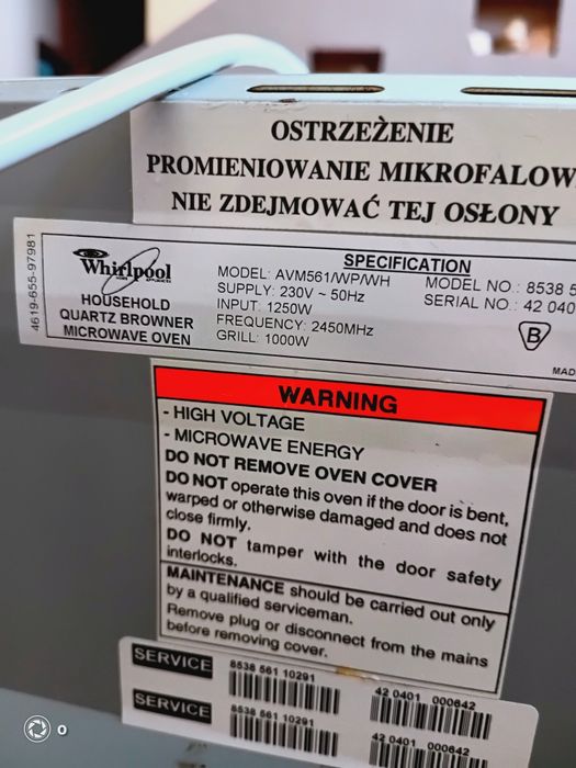 Cuptor cu microunde Whirlpool