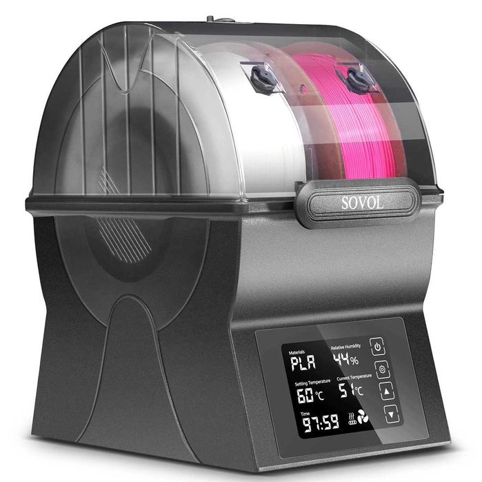 Uscător de filament Sovol SH02, 2 role, touchscreen, NOU, la cutie