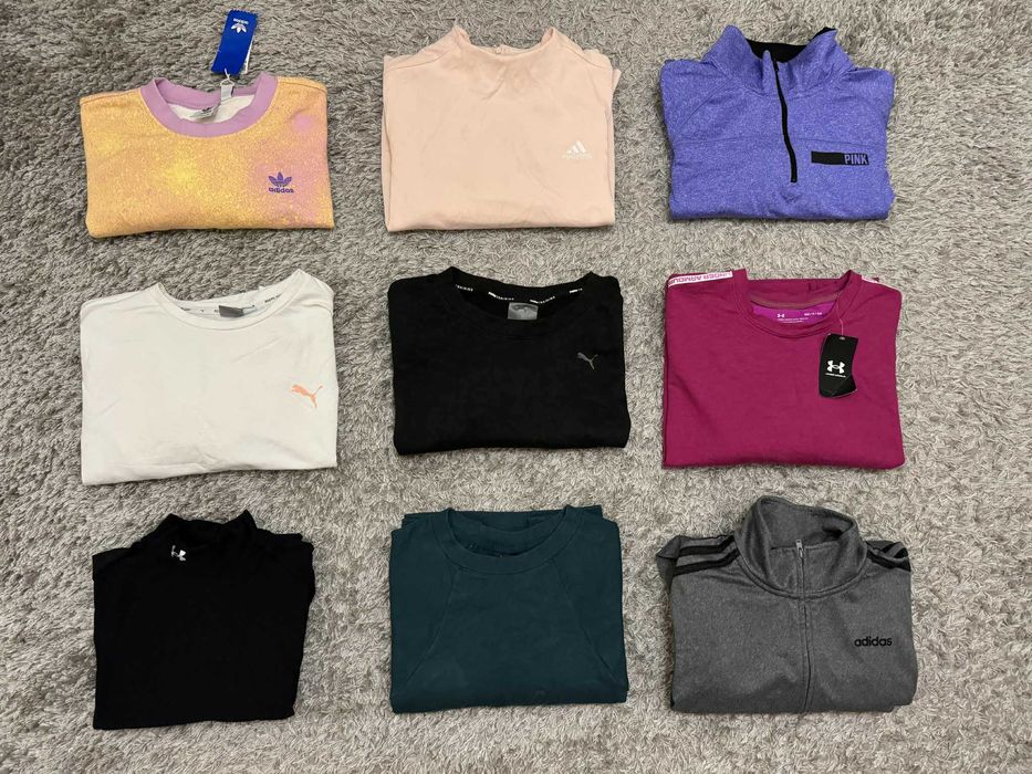 Оригинални дамски блузи,худита,суичъри Nike,Adidas,Puma,Pink