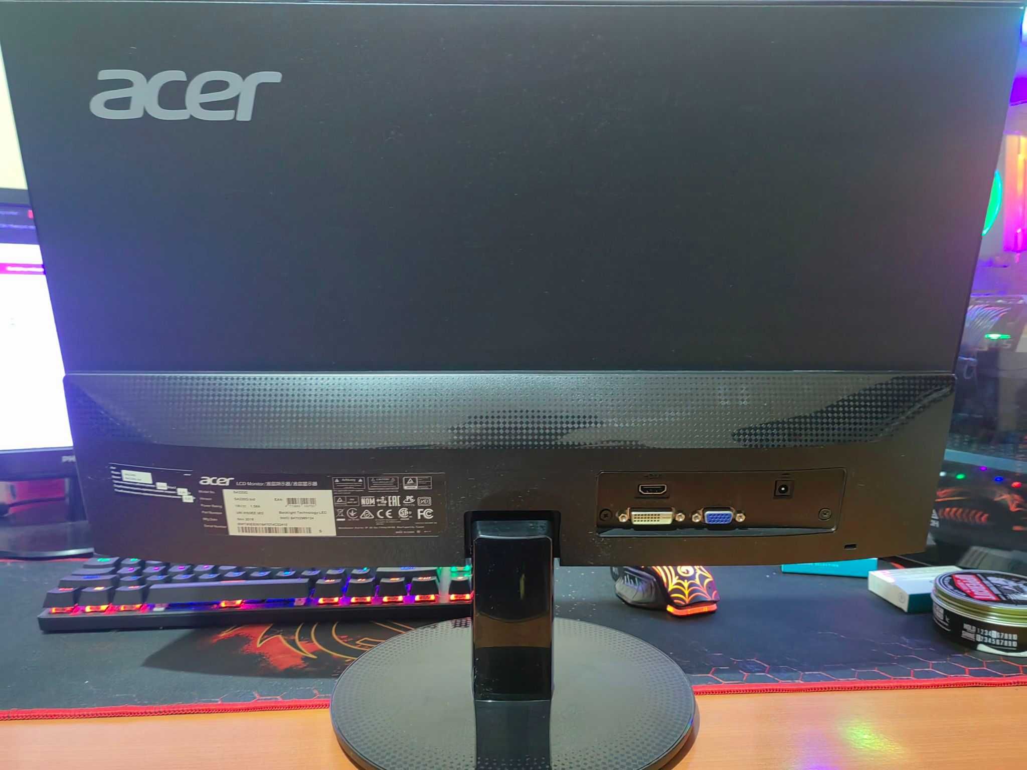 Monitor LED ACER SA220QABI, 22", Full HD, 75Hz