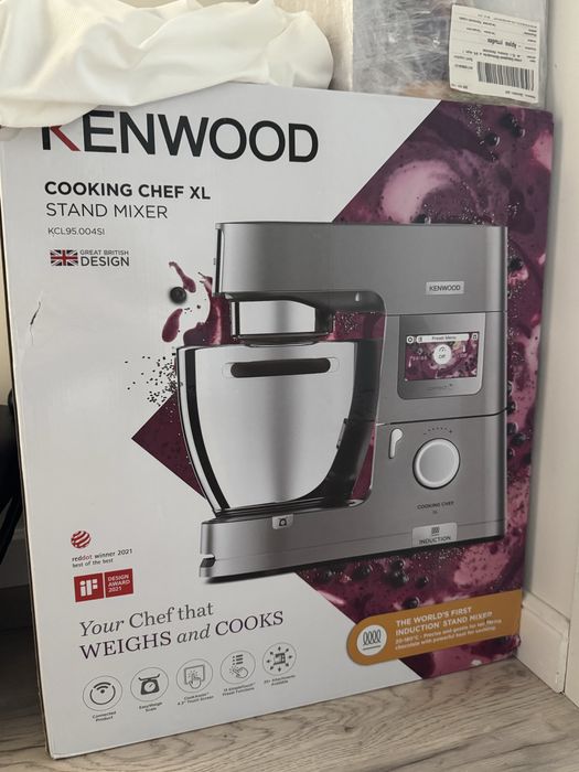 Кухонный комбайн KENWOOD KCL95.004SI Cooking Chef XL серебристый
