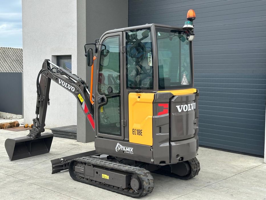 Mini-excavator Volvo EC18e – 1,8 tone an 2020
