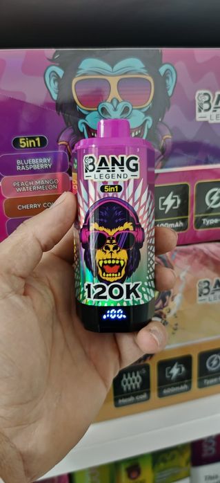 Vape 120.000 Puffs 5 Arome Reincarcabil Display Display