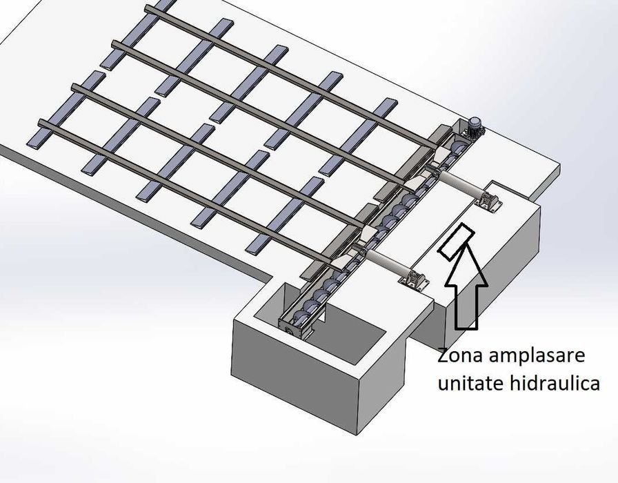 Racleti hidraulici extractori rumegus