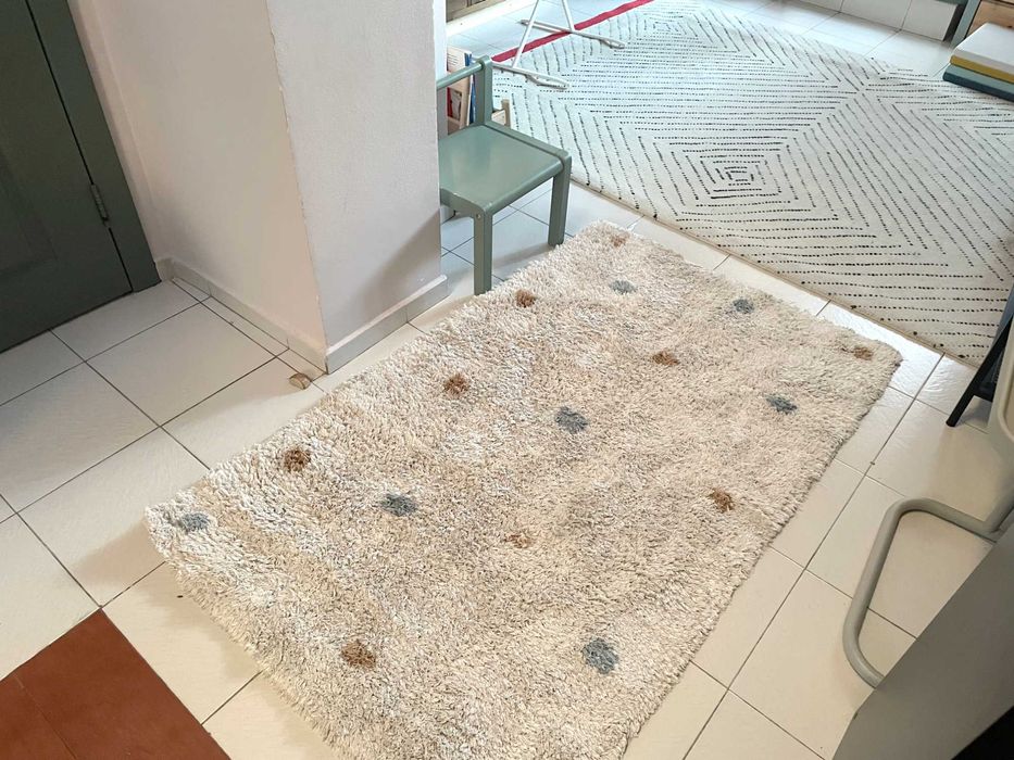 Килим Zara Home 90 х 150 см с основа против хлъзгане