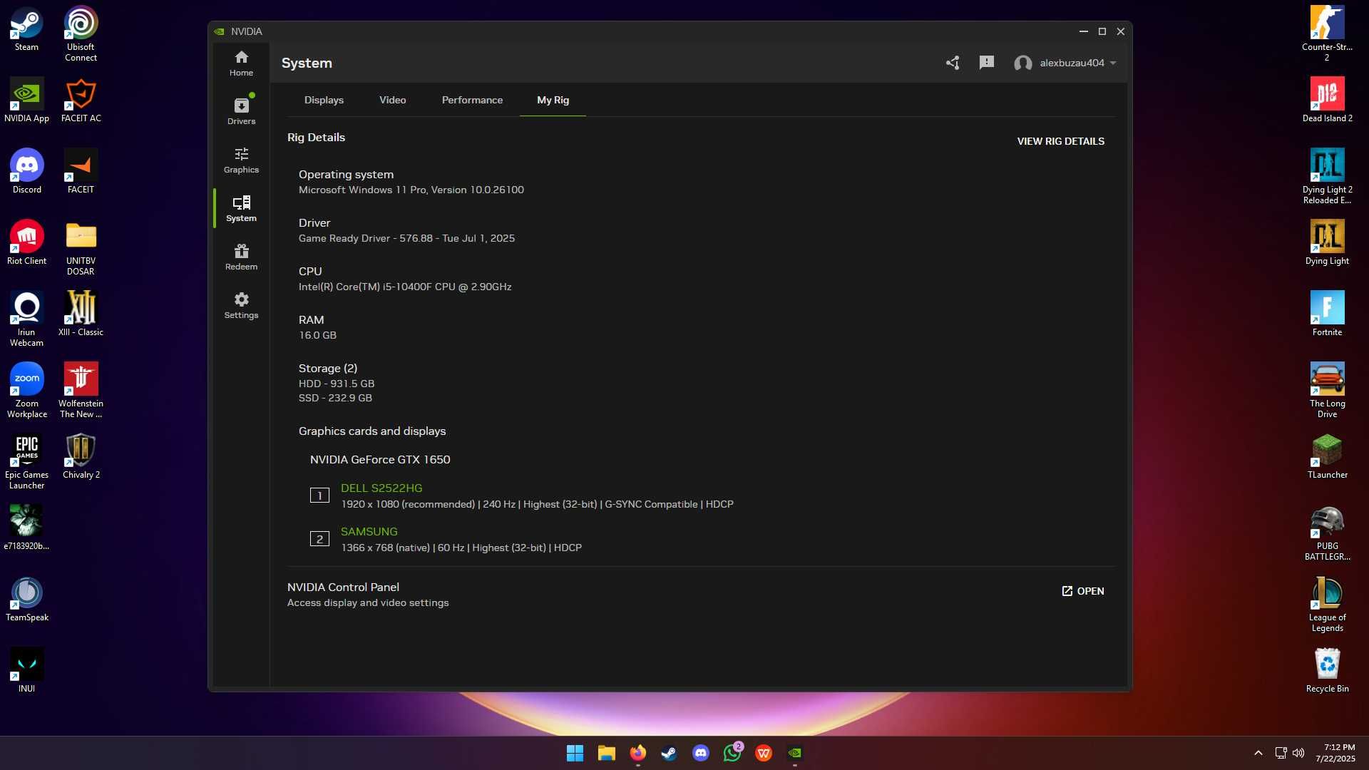 Vând PC Gaming i5 10400F GTX 1650